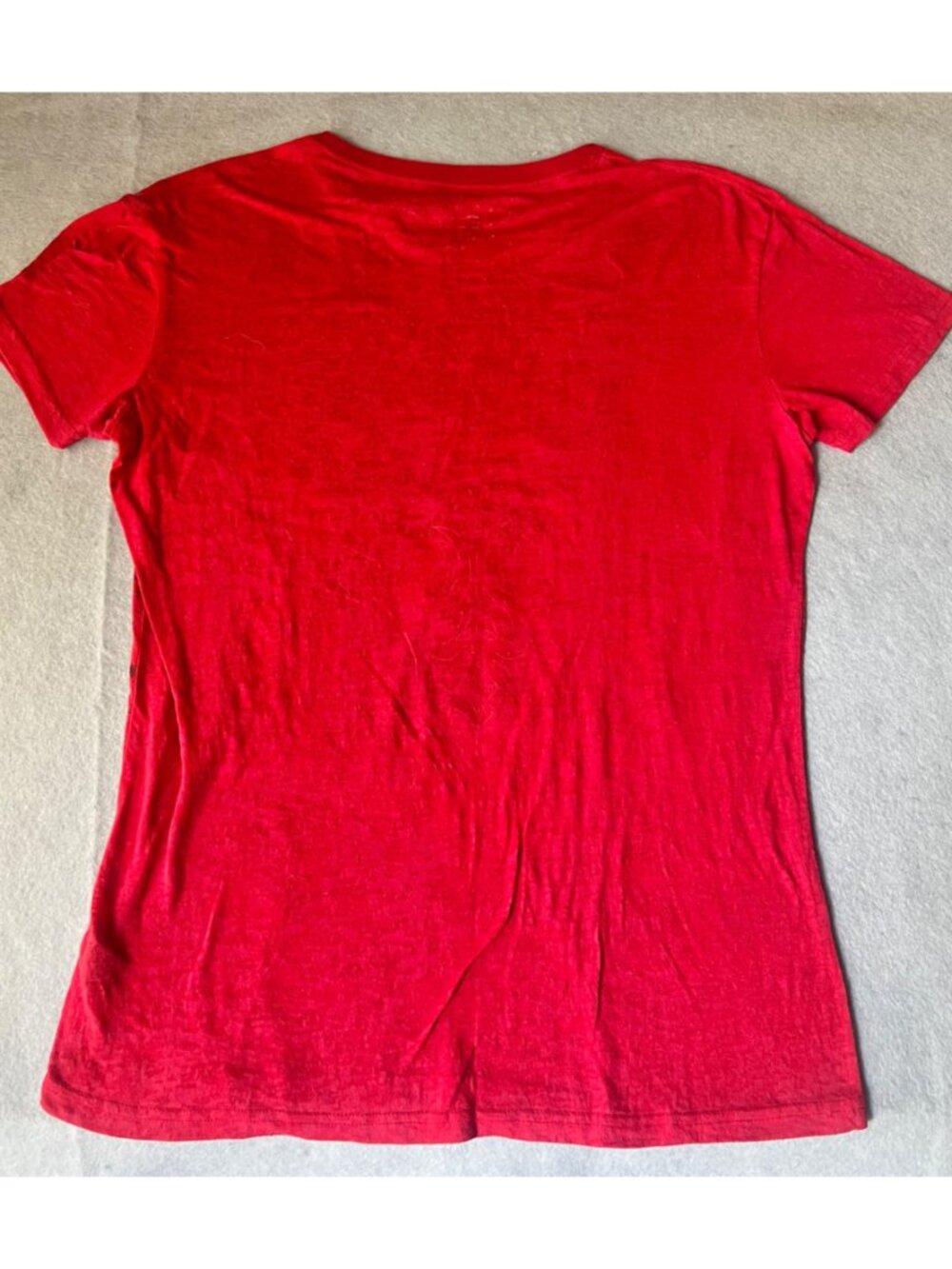 Panhandle Slim Rock & Roll Cowgirl T Shirt women’s XXL Red w/ Black Cross Bling - Picture 5 of 7